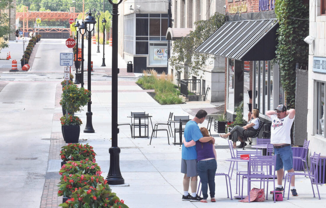 Reinventing downtown New Phelps Street walkers News, Sports